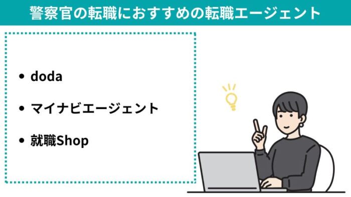 警察官の転職におすすめの転職エージェント